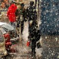 snowing....